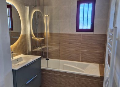 Réfection de salle de bain - Après - BCV Thermique